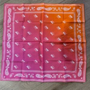 Victoria’s Secret PINK Ombre Bandana Scarf - Pink to Orange